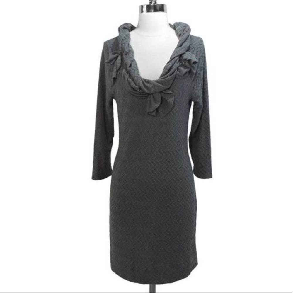 Leifsdottir Anthropologie Grey Dress, Size XS